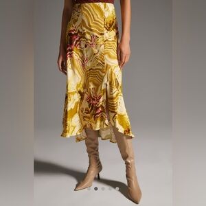 NWT Anthropologie Flounced Skirt
